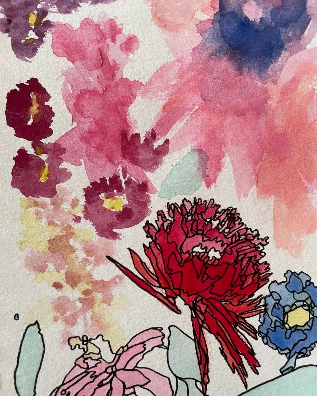 Watercolor painting