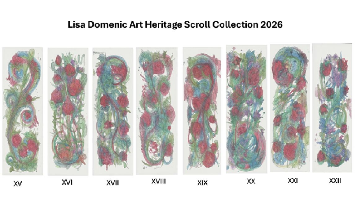 Lisa Domenic Art Heritage Scroll Collection 2026